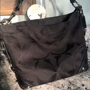 Coach black handbag